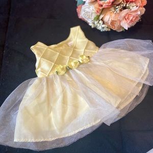 GEORGE - Yellow Newborn Easter Dress with Tulle